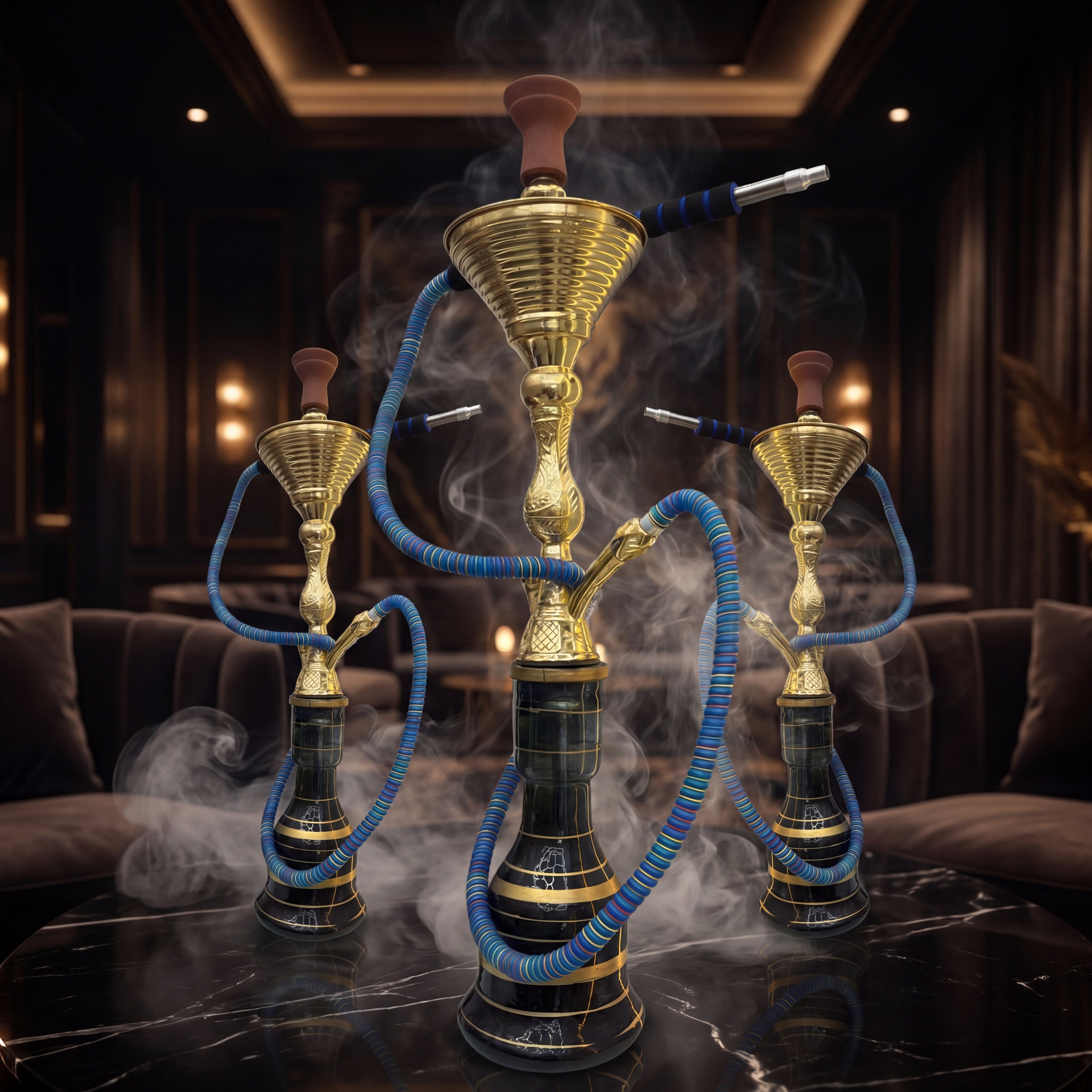 ARABIAN STYLE SHISHA SET / EGYPTION HOOKAH SET ORIGINAL