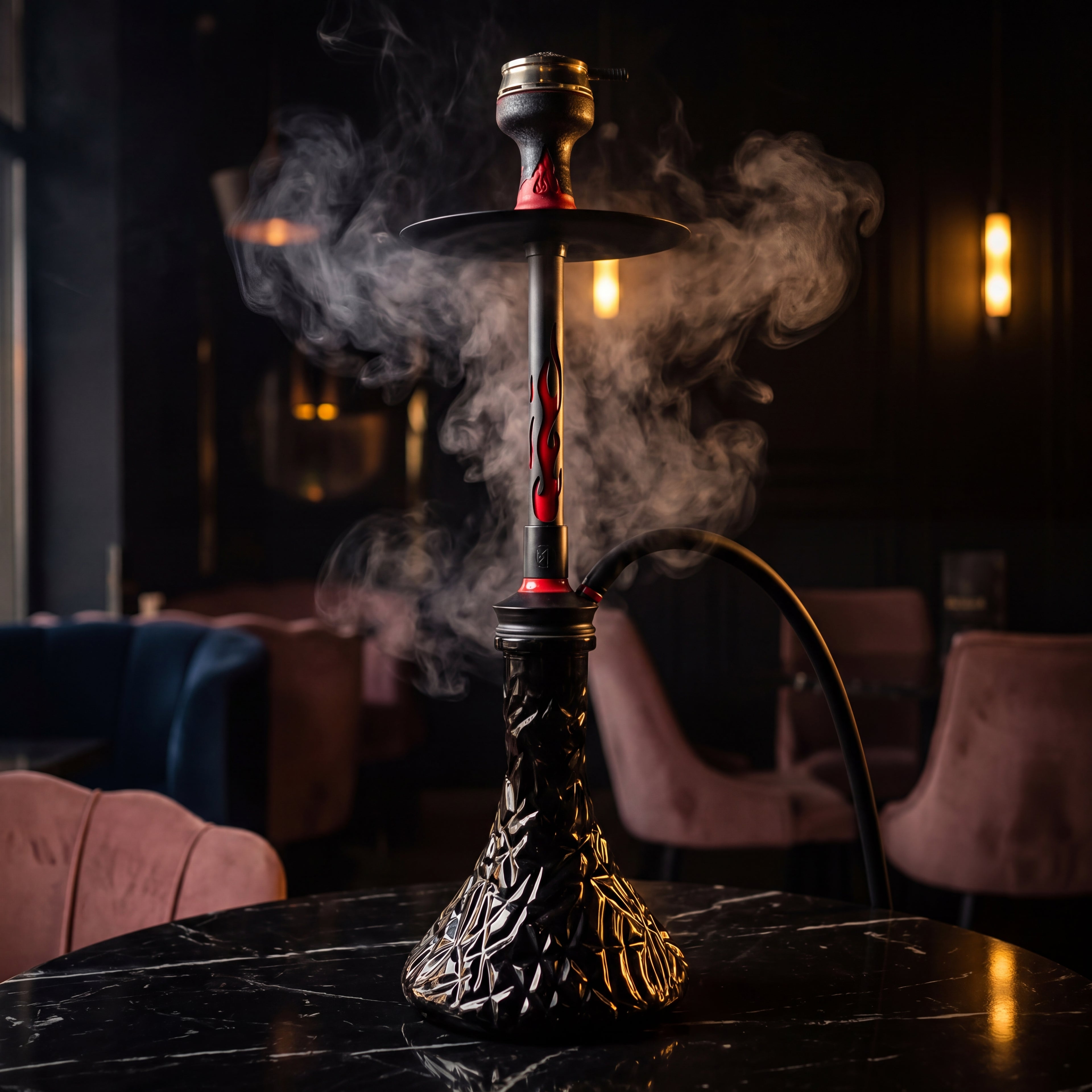Hookah Misha - Revolt Red Black Flash / High Quality Shisha
