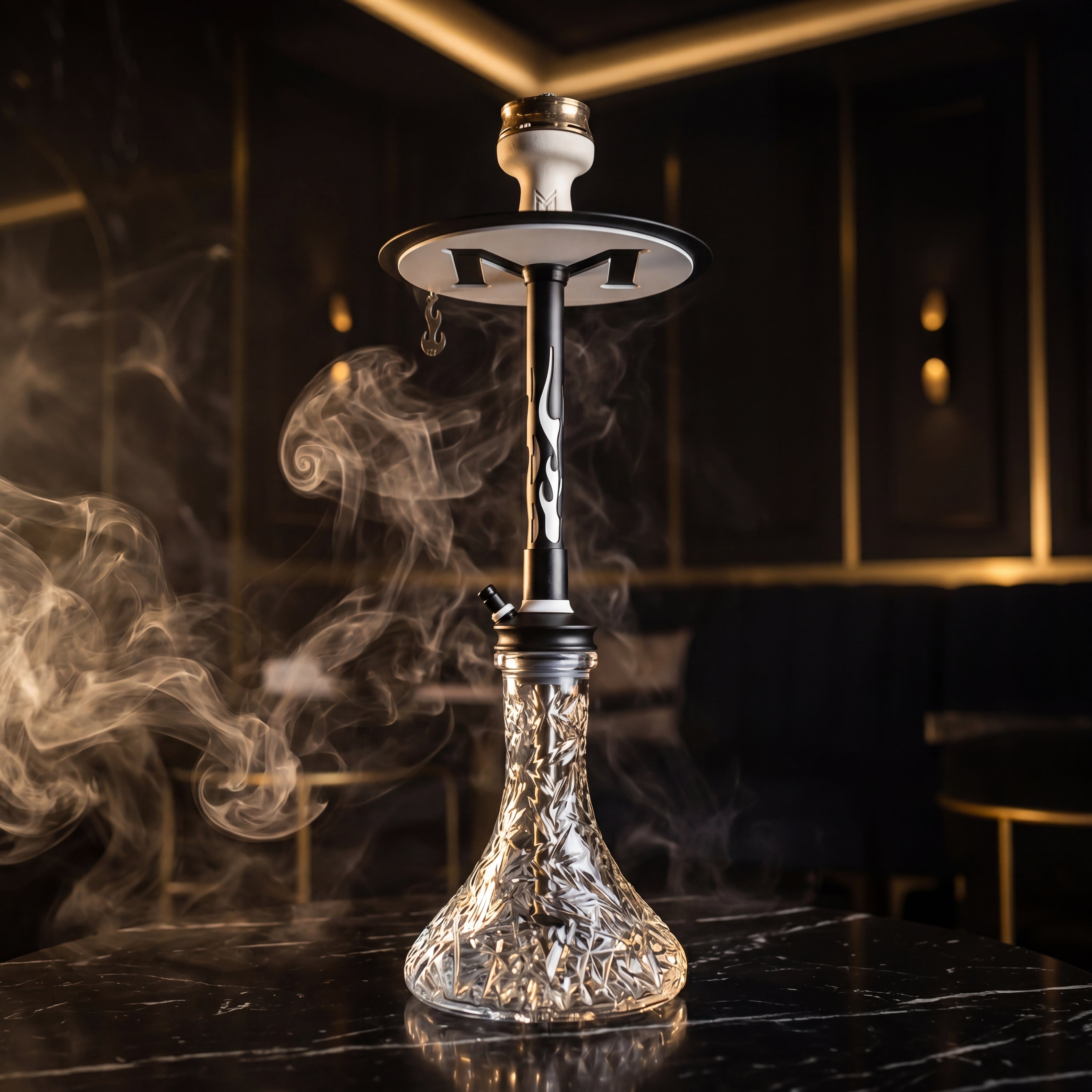 Hookah Misha - Revolt White Black Flash / High Quality Shisha