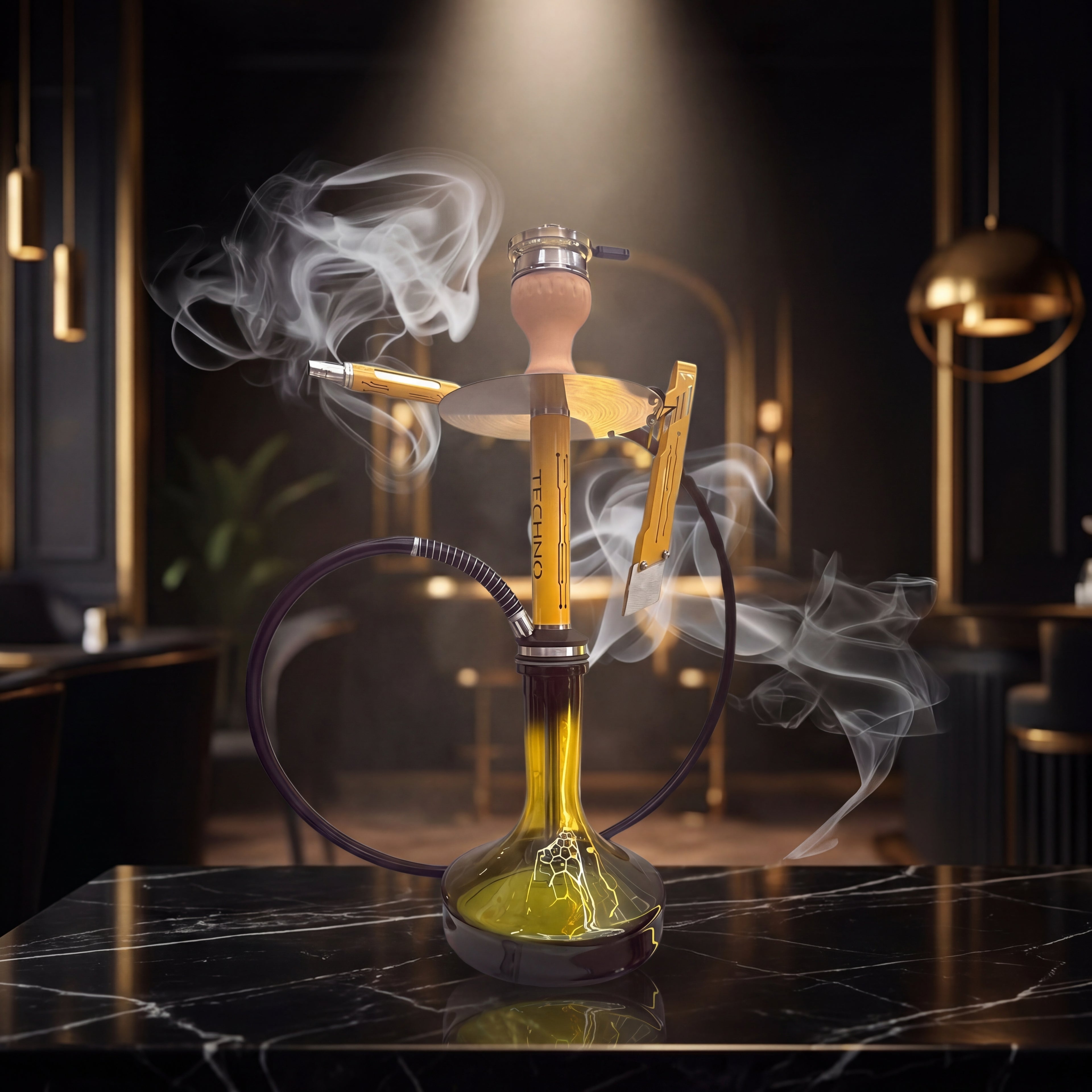 High Quality Stainless Steel Hookah Shisha / made in Germany / NEW Geometry